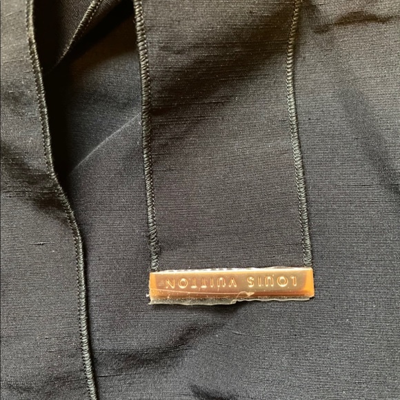 Black Louis Vuitton bow detail skirt - Picture 5 of 6